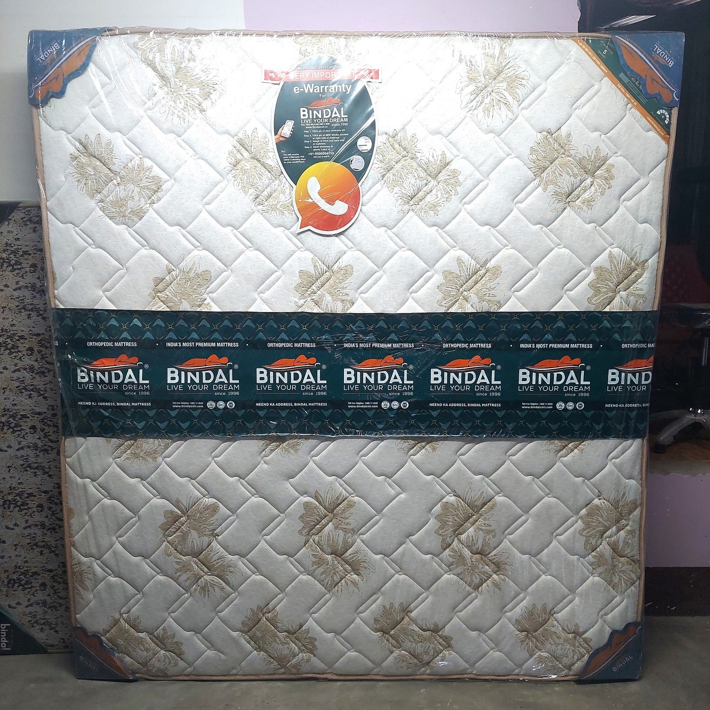 Bindal Divine Ultra Premium Mattress King Size 6X6.5 Feet 72X78 Inch Thickness 7 Inch 10 Years Warranty