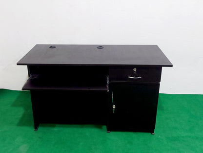 Bowzar Wooden Office Table Dektop Table 5X2 Feet Black Brick