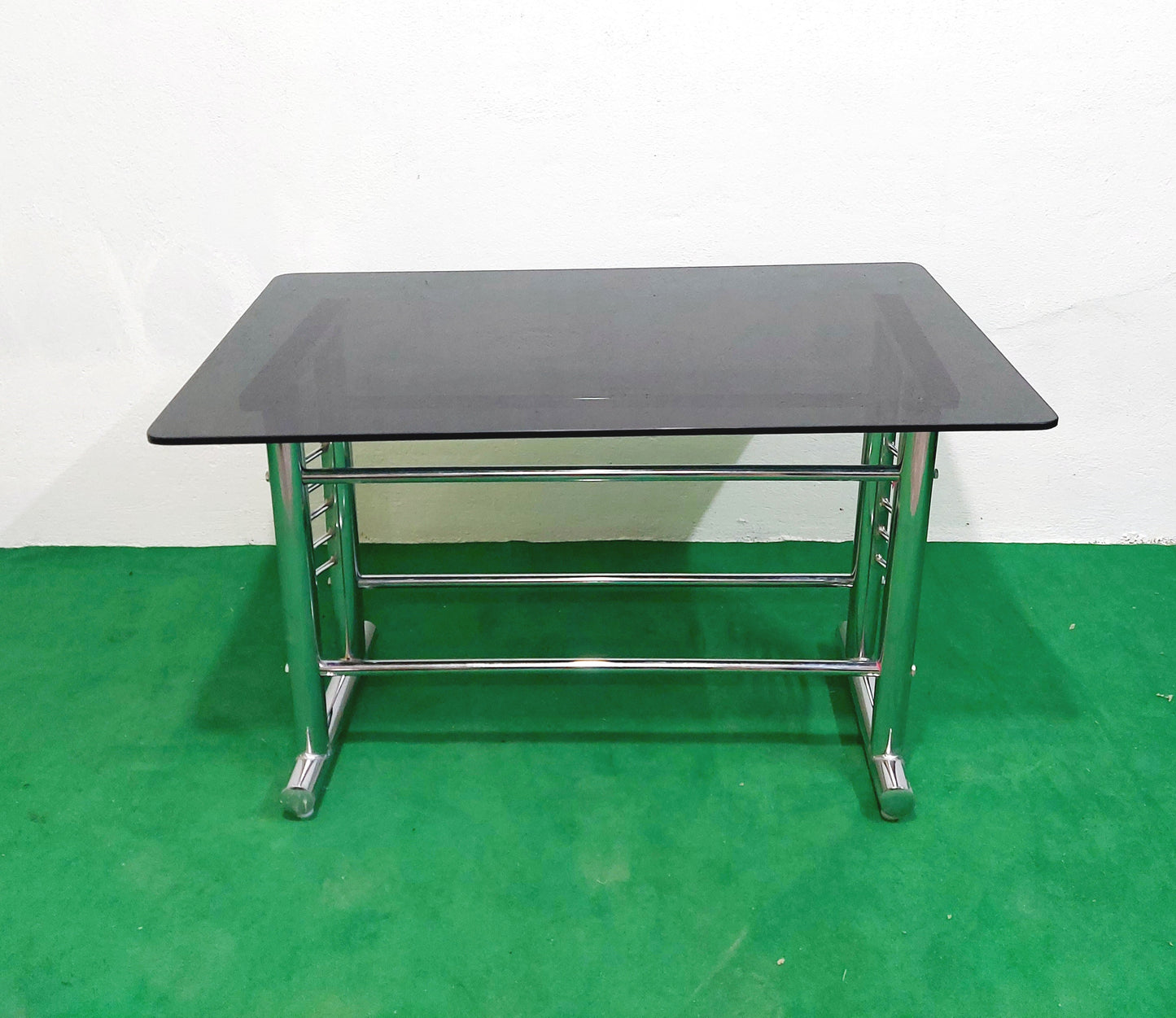 Bowzar Stainless Steel Dining Table 4 Seater for Resturant Cafe Hotel Heavy Quality