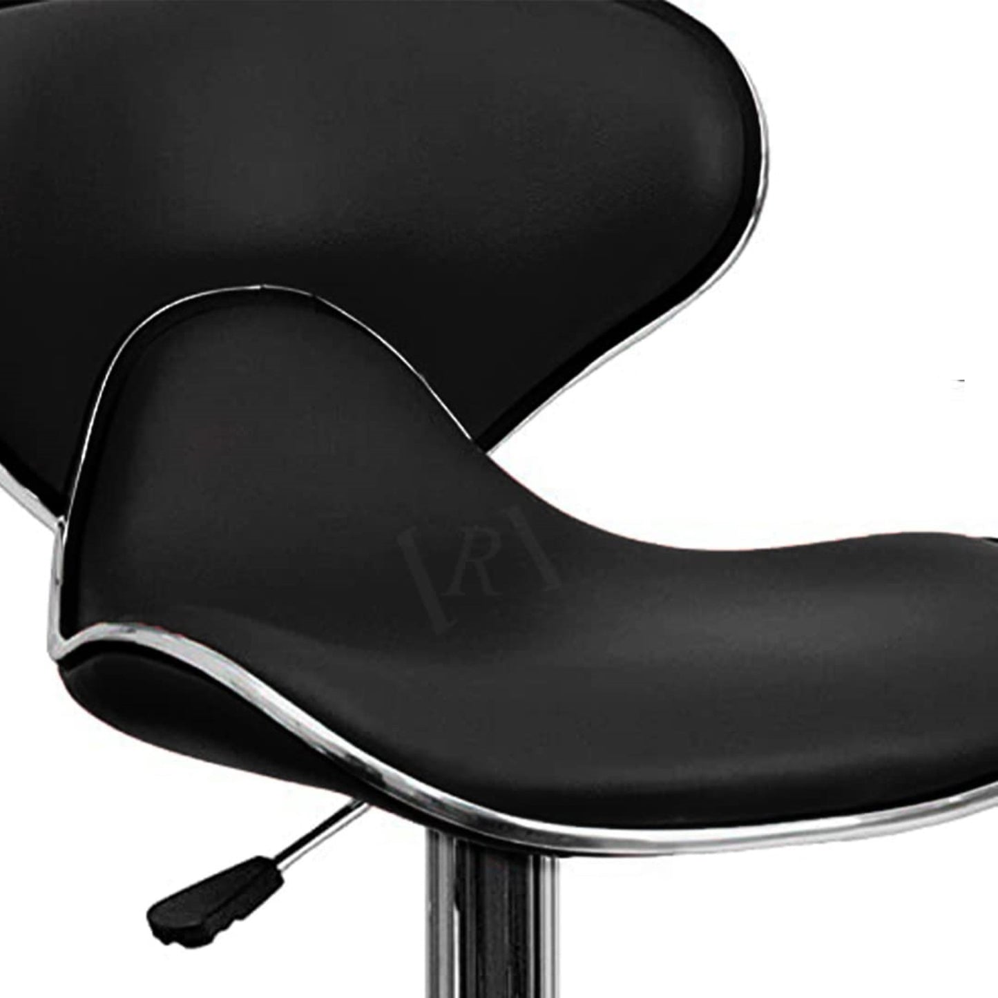 Bowzar REVOLVING Black Height Adjustable BAR Stool/Kitchen Chair Suitable for Kitchen, Cafeteria, Dining,Pubs, Office,Shops