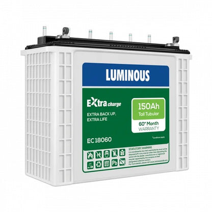 Luminous Extra Charge 150Ah EC 18060 Tall Tubular Battery