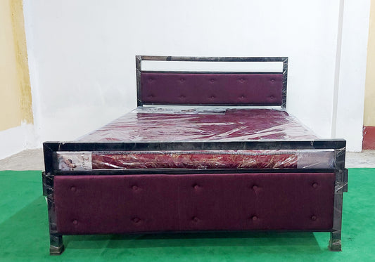 Bowzar Queen Size 5x6.5 Feet Heavy Quality Bed With Mattress