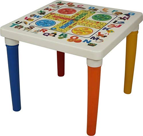 Supreme Bubble Kids Plastic Outdoor Table (Finish Color - Multi Color)