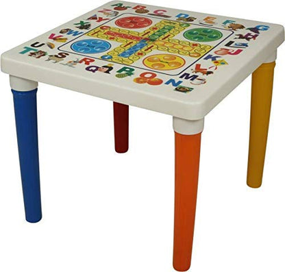 Supreme Bubble Kids Plastic Outdoor Table (Finish Color - Multi Color)